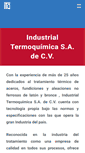 Mobile Screenshot of industrialtermoquimica.com
